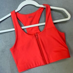 Girlfriend Collective Zip-Up Palmona Bra